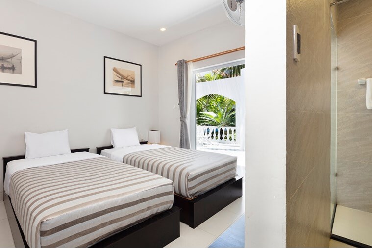 Phòng Tropical Deluxe Twin 